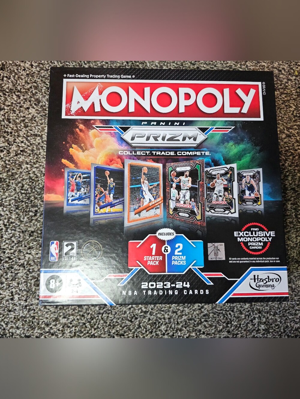 2023–24 Panini Prizm Monopoly NBA 2nd Edition Board Game